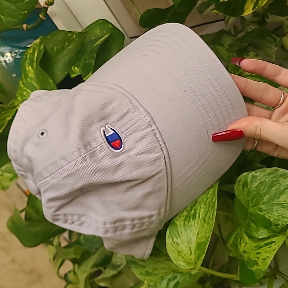 Champion Light Gray Baseball Hat